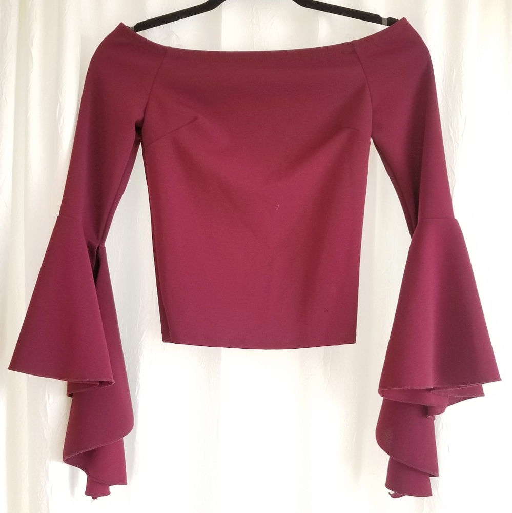 Flare Sleeve Blouse
